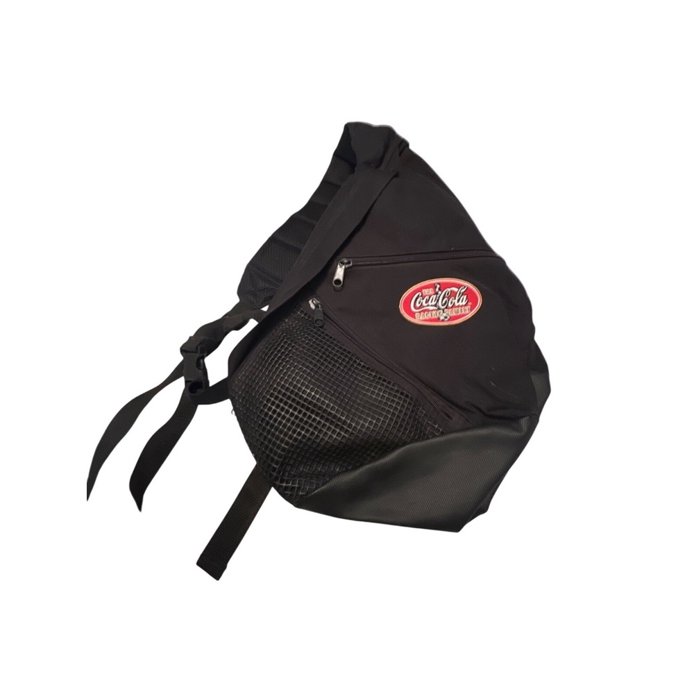NASCAR‎ Coca-Cola Racing Family Black Sling Backpack